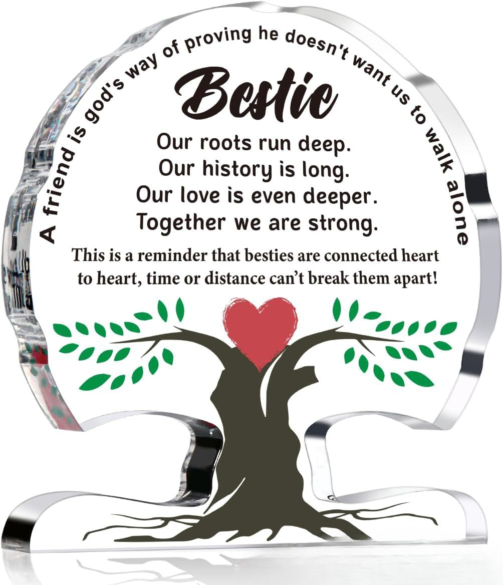 Wholesale of Acrylic Tree Shaped Ornaments for Mother's Day and Father's Day